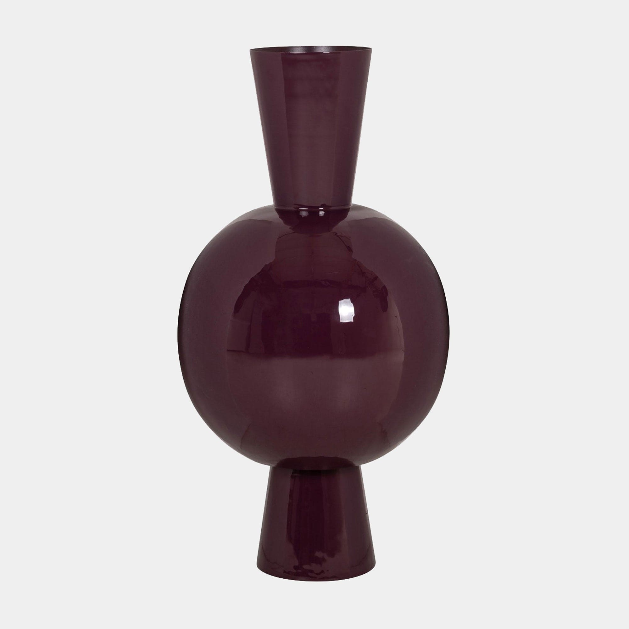 Avine - Vase, Burgundy
