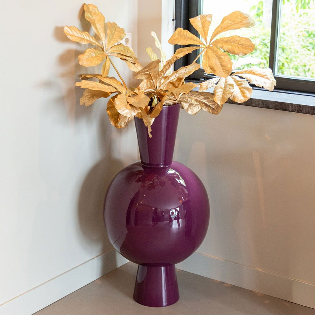 Avine - Vase, Burgundy