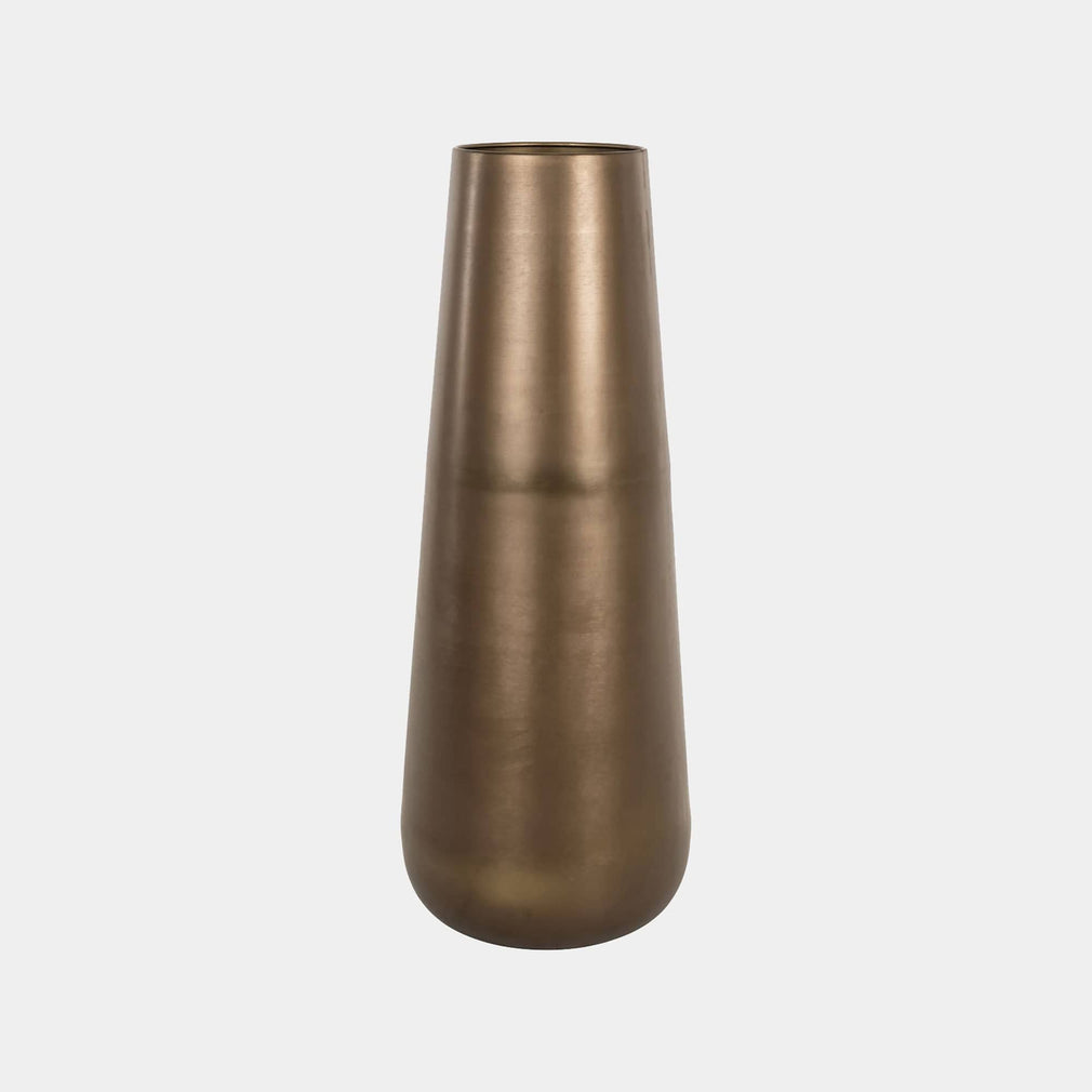 Kenza - Brass Vase, Small
