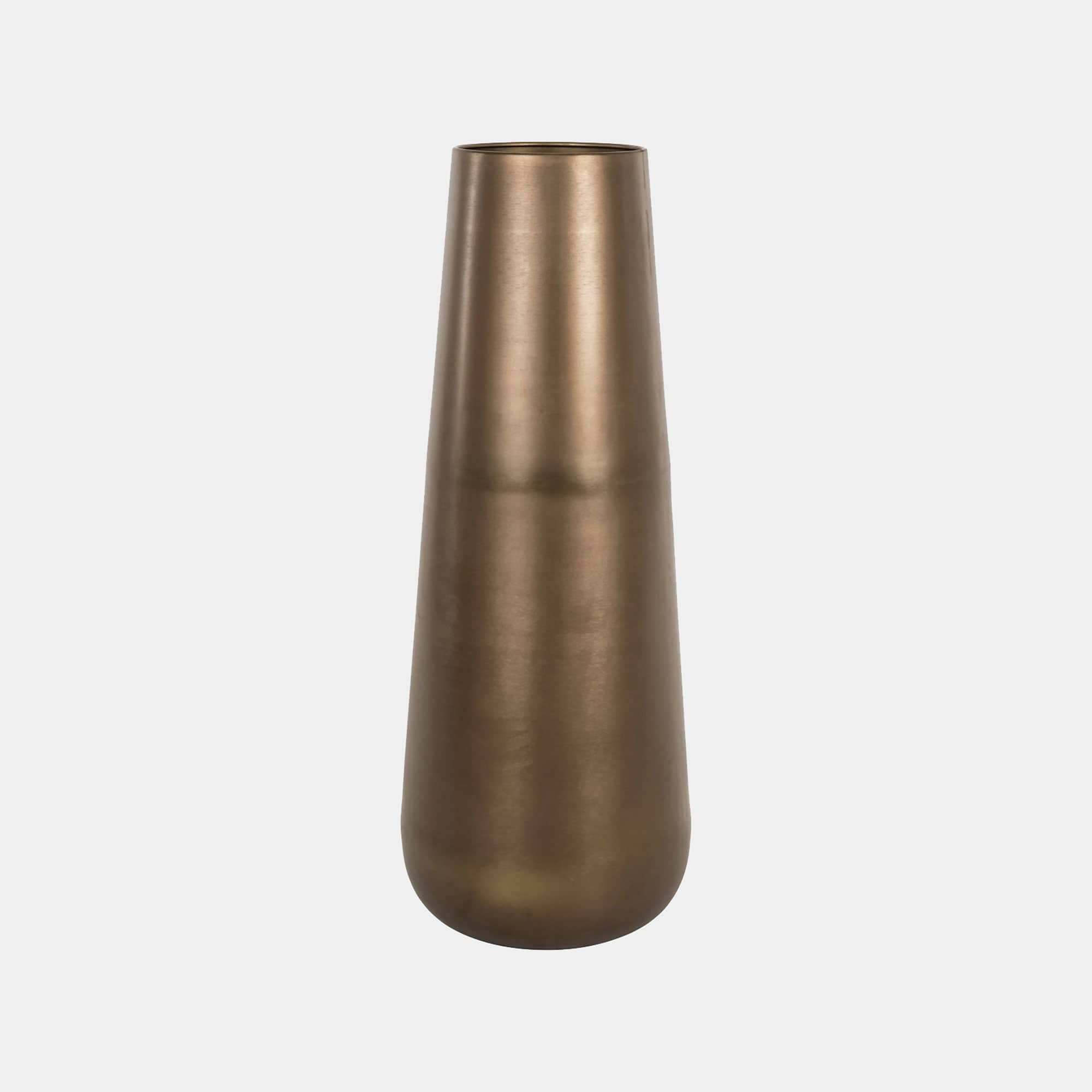 Kenza - Brass Vase, Small