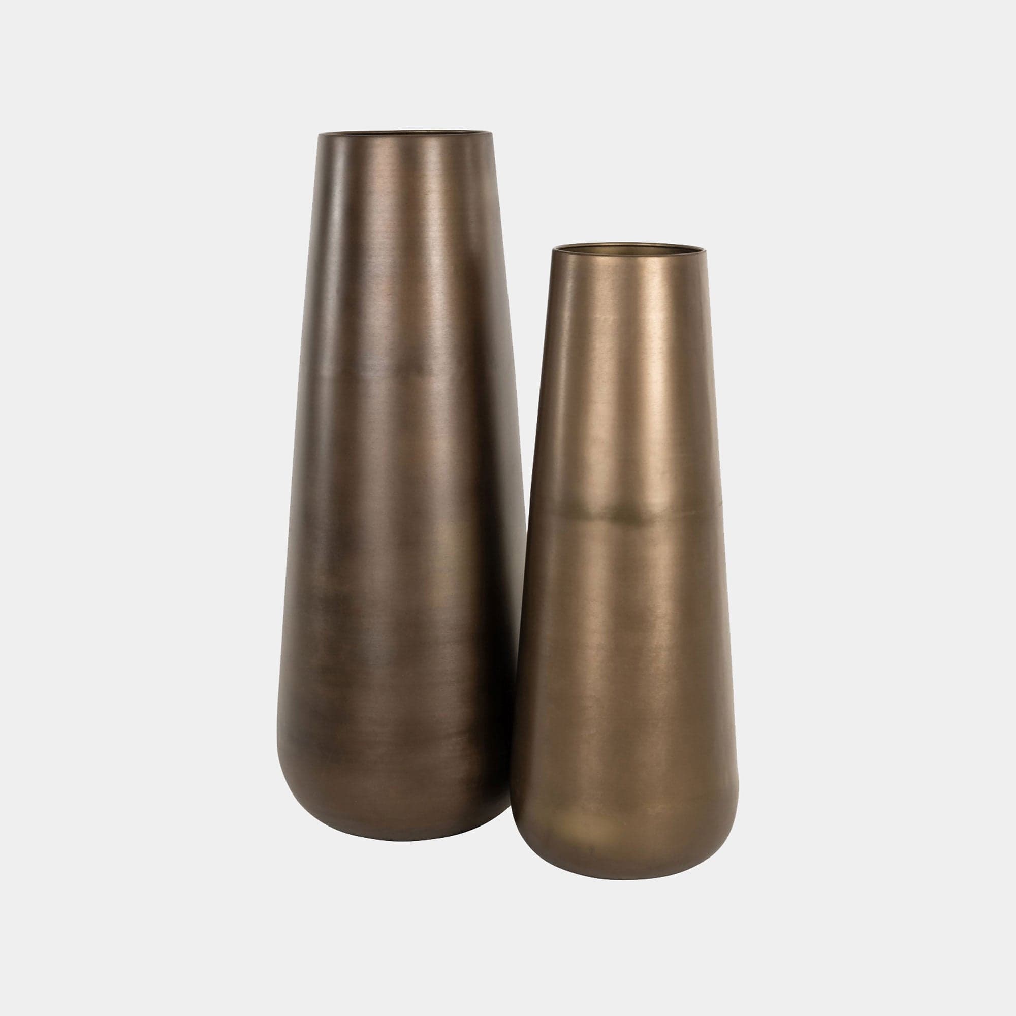 Kenza - Brass Vase, Small