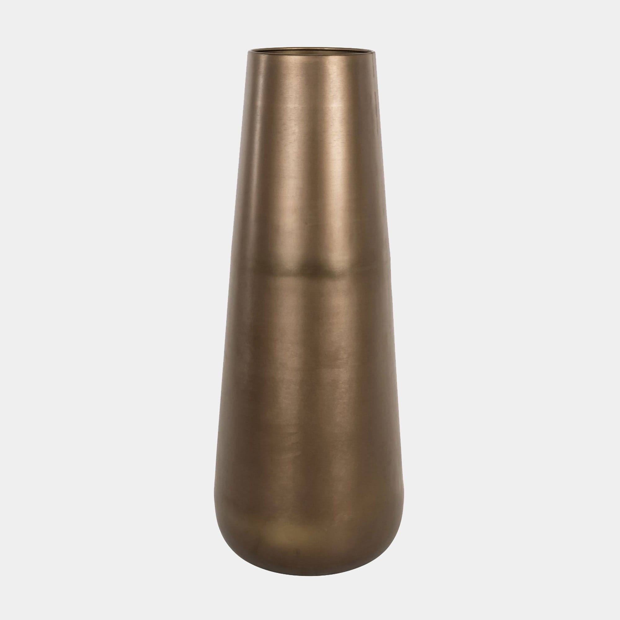 Kenza - Brass Vase, Large
