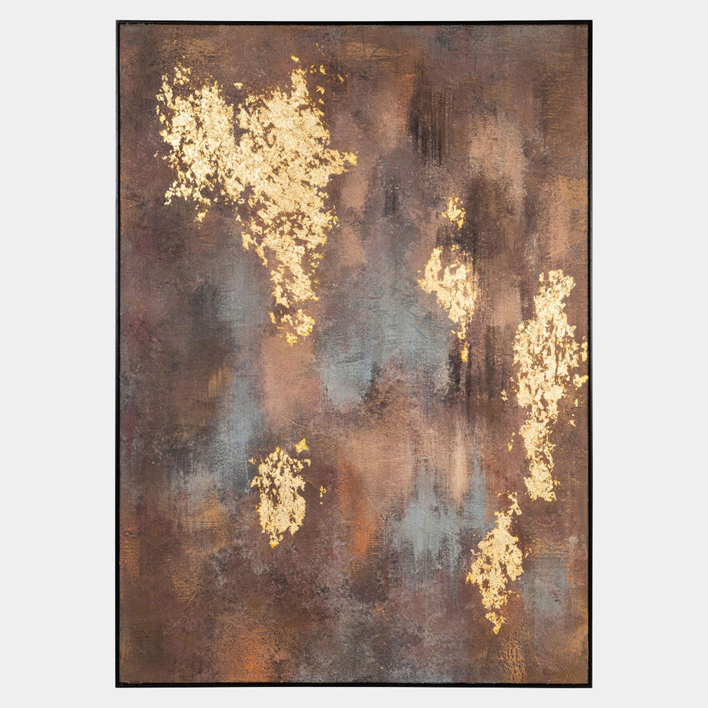 Golden Gleam - Framed Wall Art