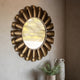 Petal Burst - Round Wall Mirror