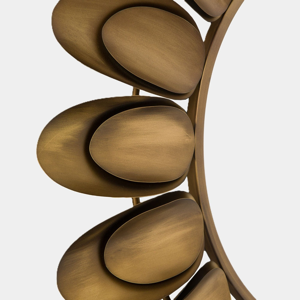 Petal Burst - Round Wall Mirror