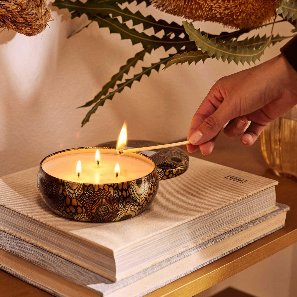 Voluspa - Baltic Amber Candle, 3 Wick