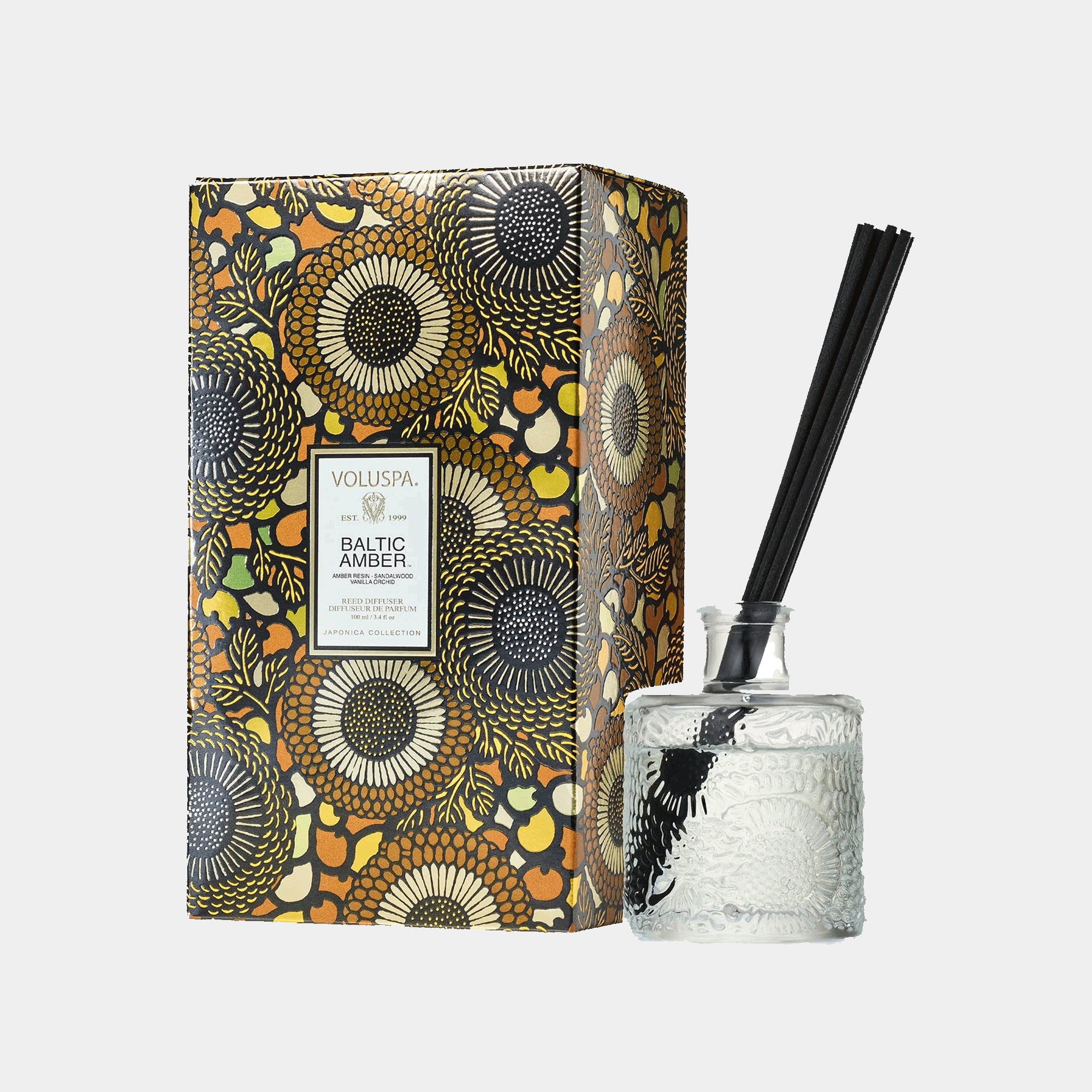 Voluspa - Baltic Amber Reed Diffuser 100ml