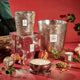 Voluspa Gilt Pomander & Hinoki - Gilded Holly Berries, Cardamon & Japanese Hinoki Classic Candle