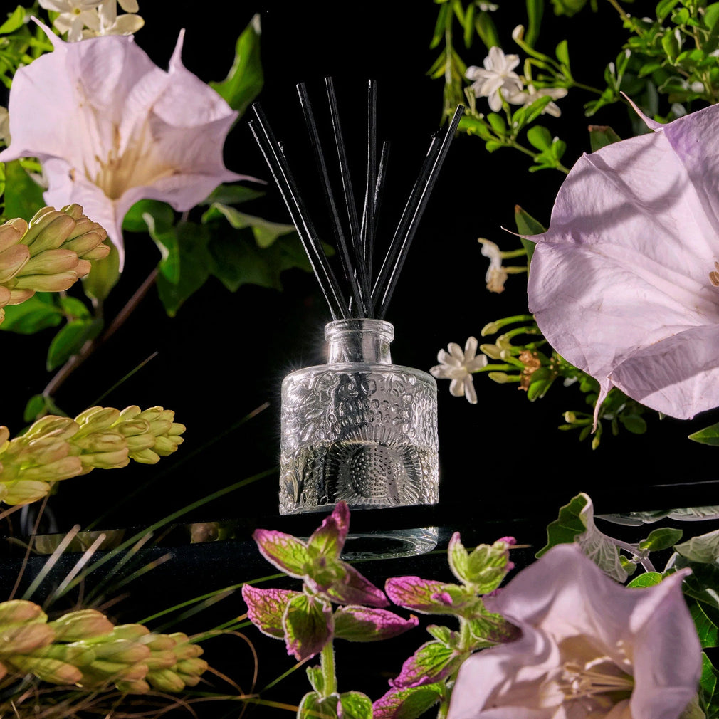 Voluspa Jasmine Midnight Blooms - Egyptian Jasmine, Tuberose, Moonflower & Dune Grass Reed Diffuser 100ml