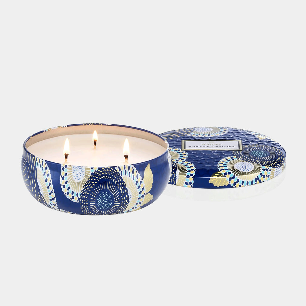 Voluspa - Mediterranean Lemon Candle, 3 Wick