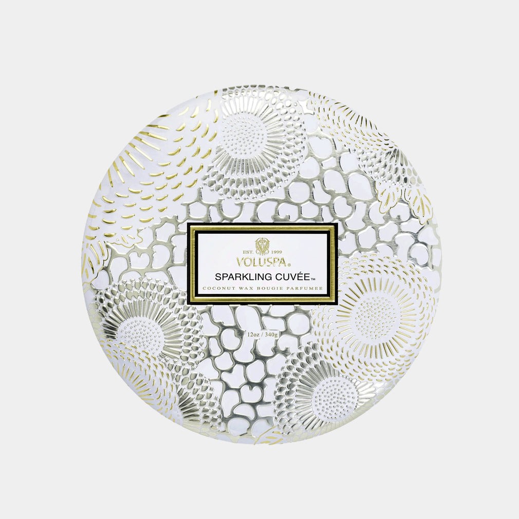 Voluspa - Sparkling Cuvee Candle, 3 Wick