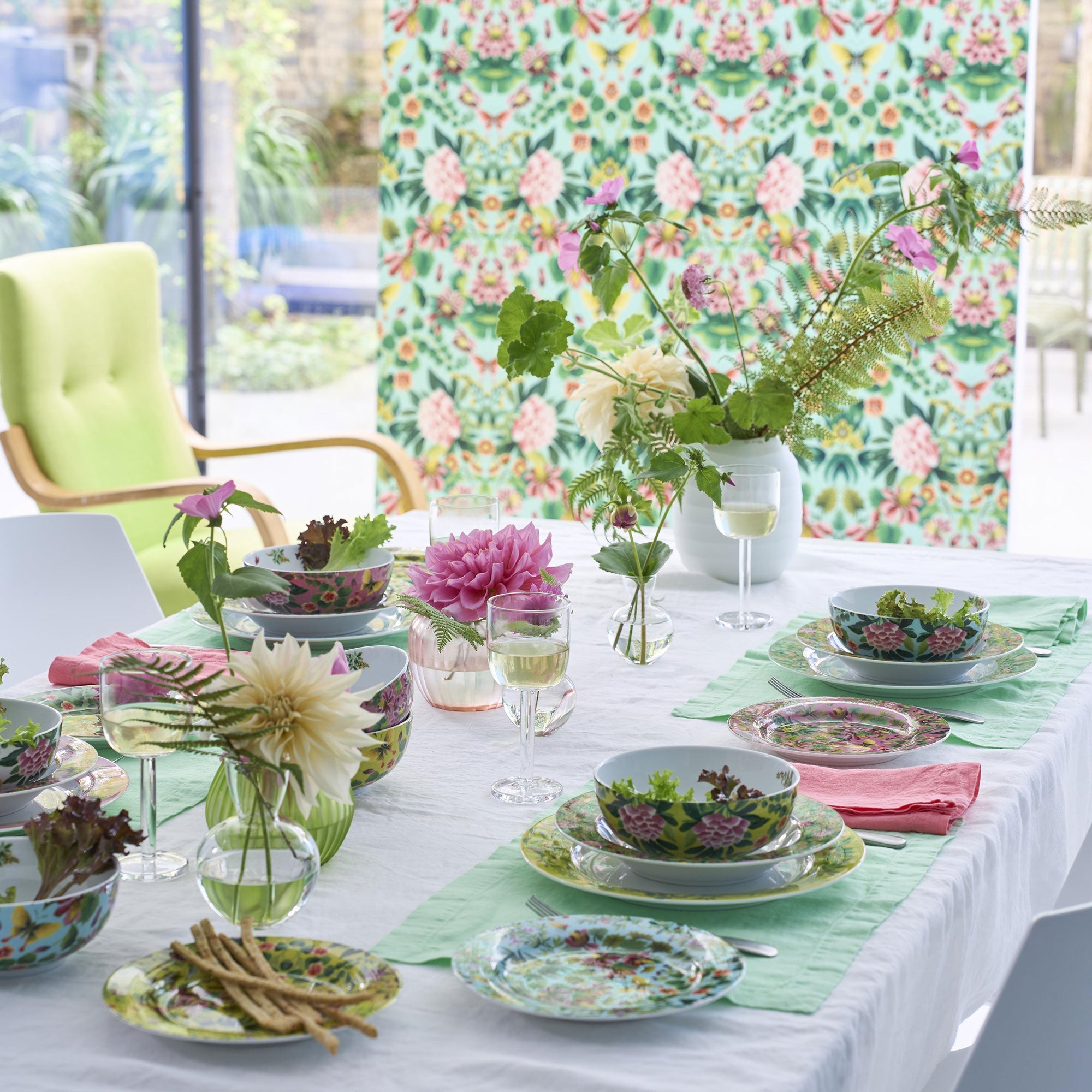 Designers Guild Ikebana - Pasta Bowls, Set of 4