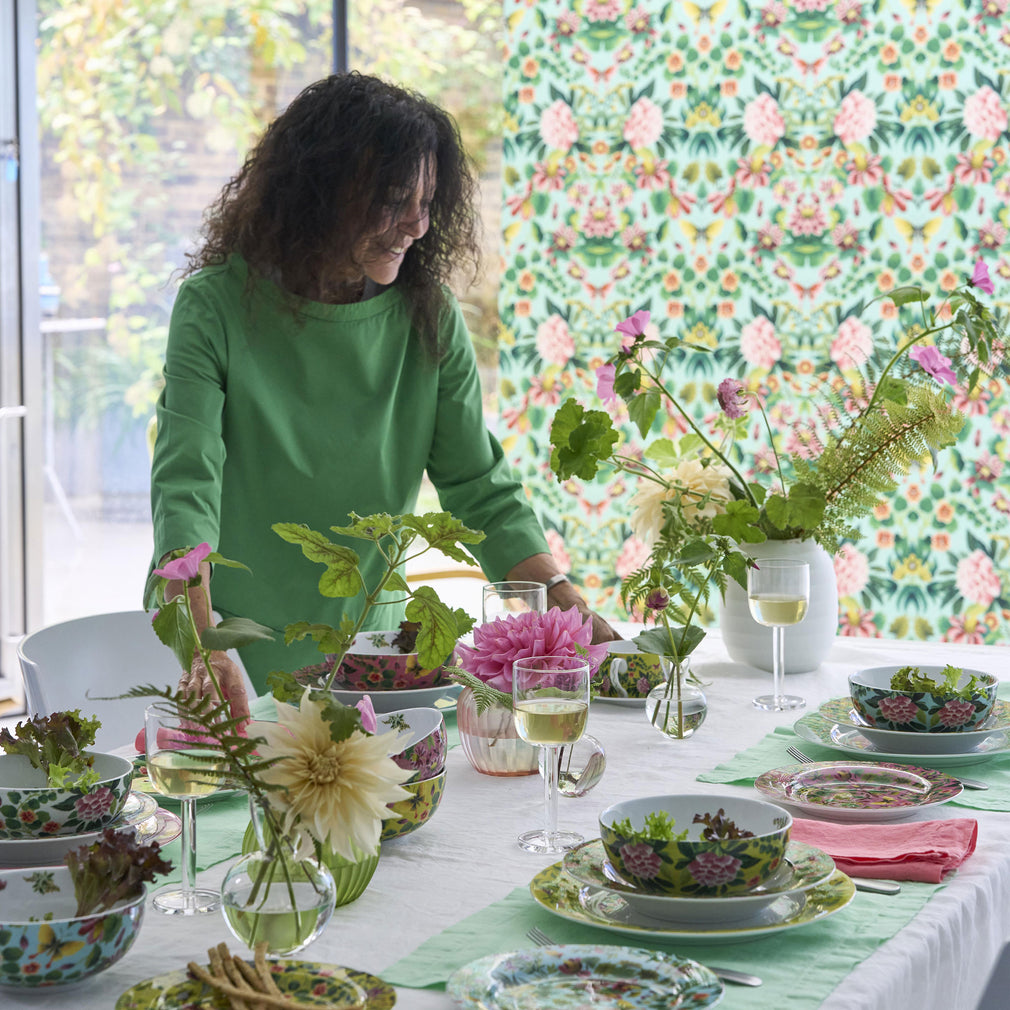 Designers Guild - Ikebana Tea Cup & Saucer, Set of 2