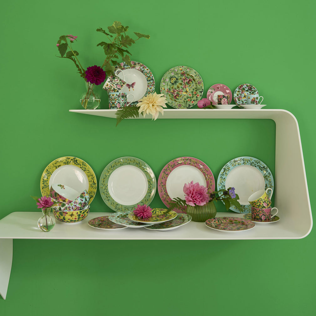 Designers Guild - Ikebana Tea Cup & Saucer, Set of 2