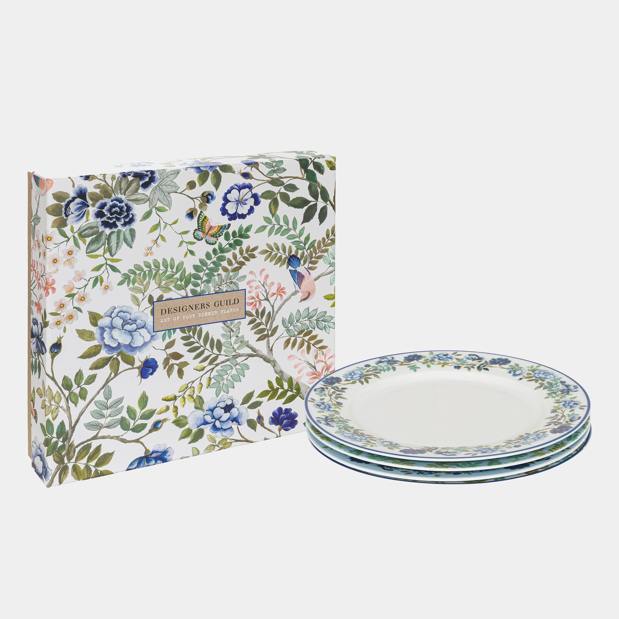 Designers Guild - Porcelaine De Chine Dinner Plate, Set of 4
