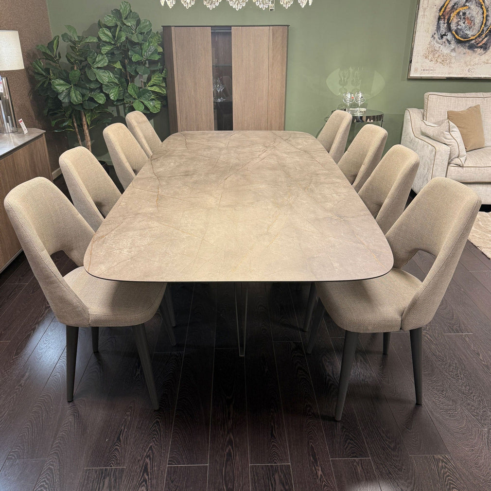 Bologna - Dining Table & 8 Chairs - Item as Pictured