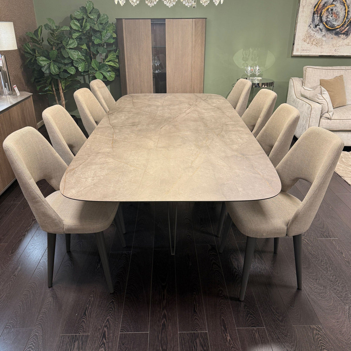 Bologna - Dining Table & 8 Chairs - Item as Pictured