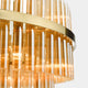 Fallon - Champagne Ribbed Glass 16 Light Chandelier