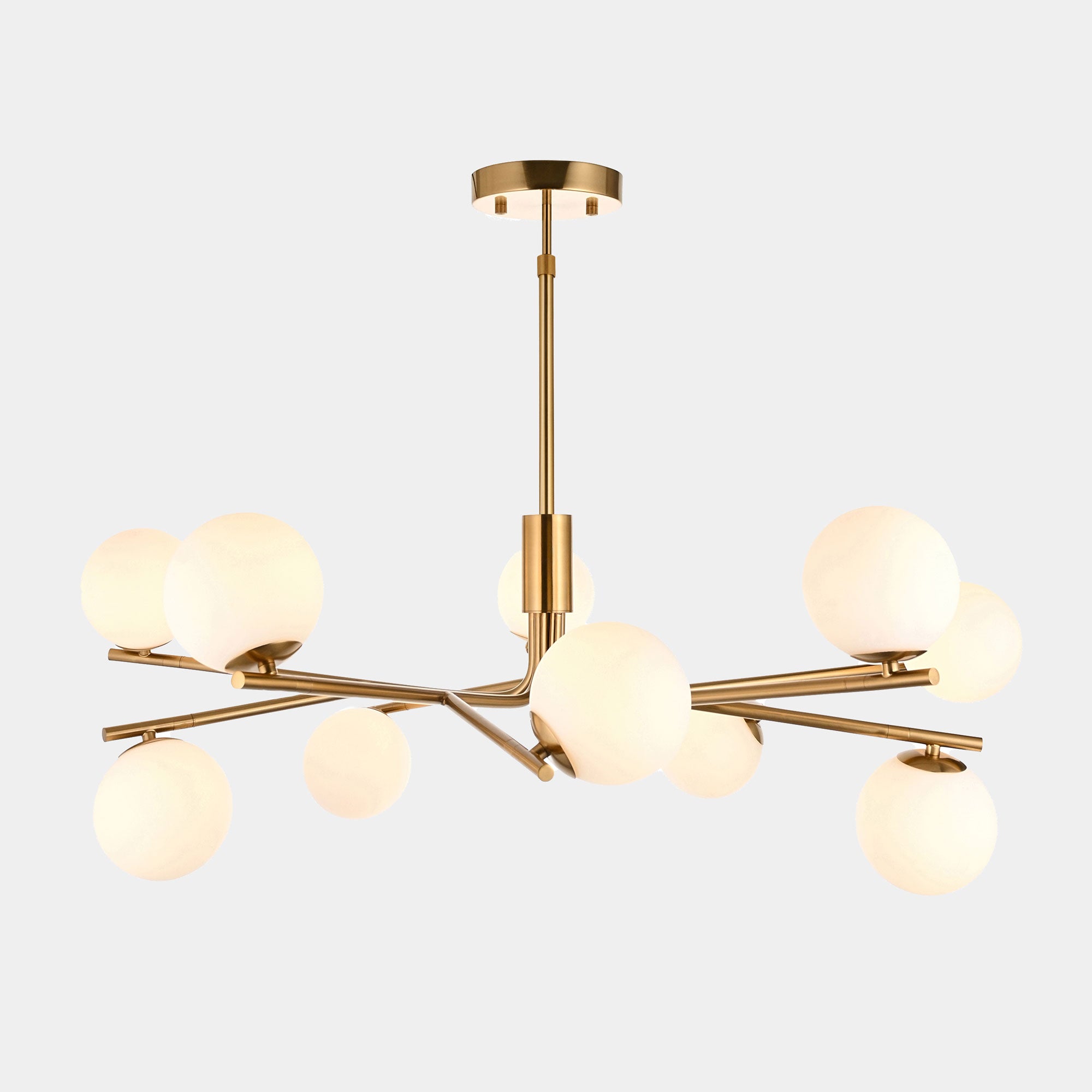 Diya - Gold 10 Pendant Ceiling Light