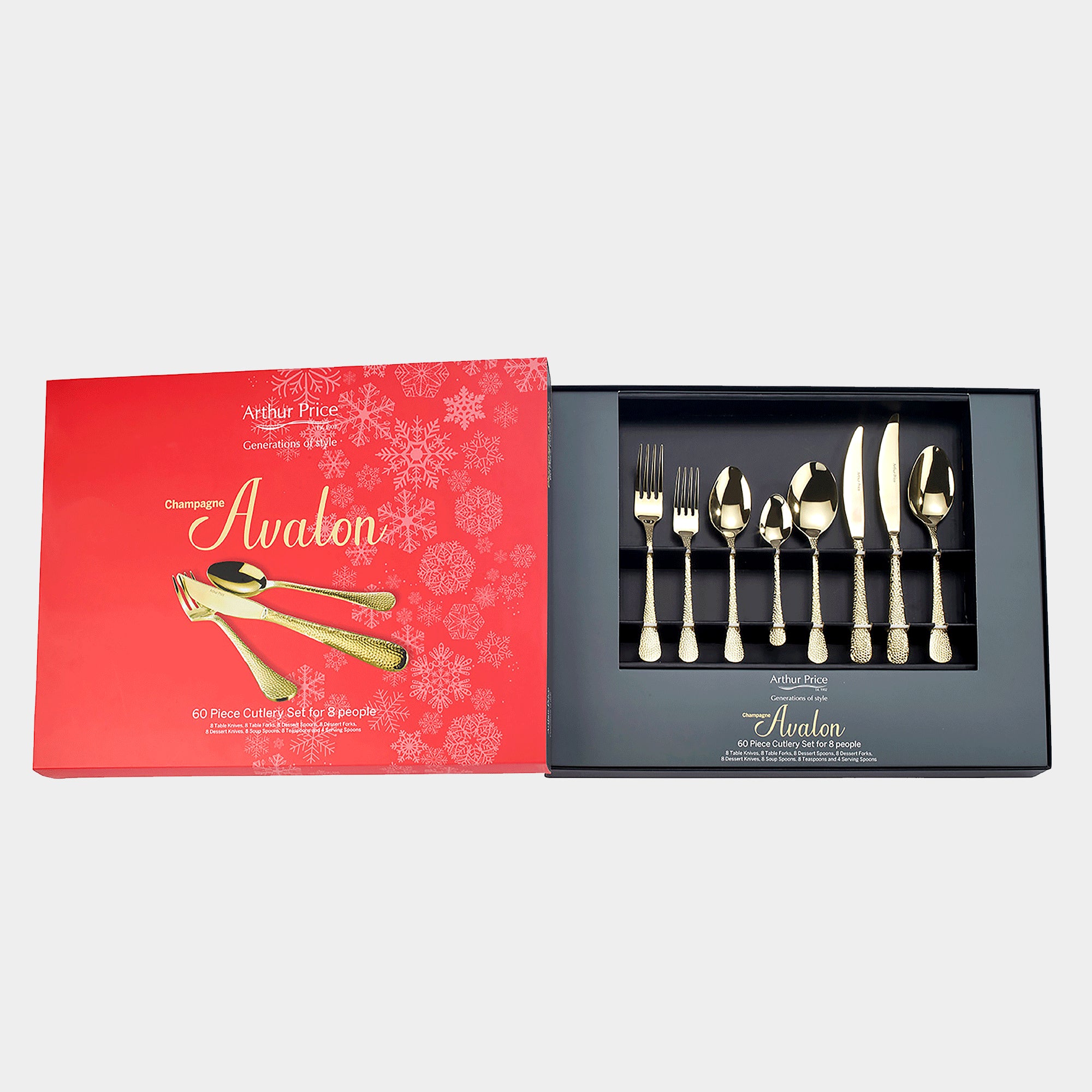 Arthur Price Avalon Champagne 60 Piece Set (BA)