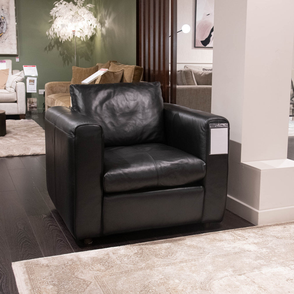 Waldorf - Club Chair, Leather - Item as Pictured