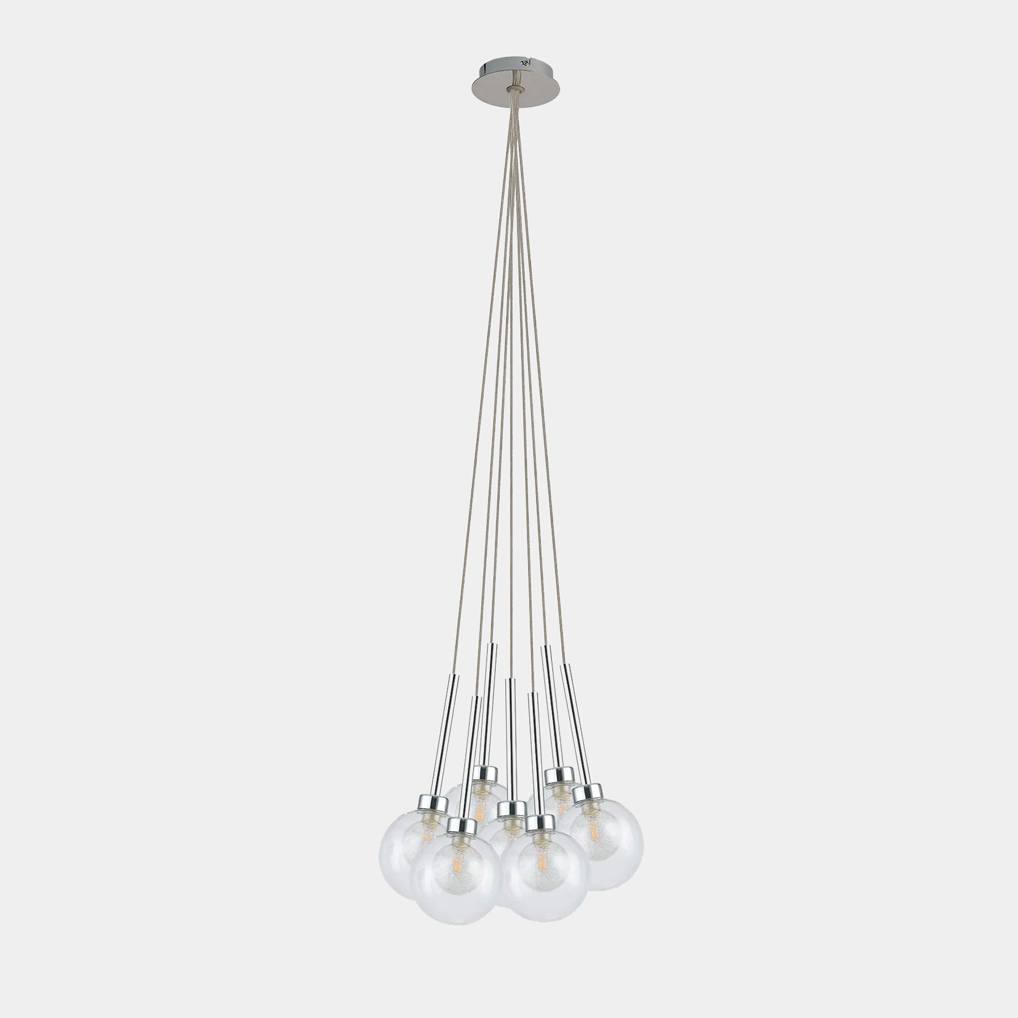Bounty - Ceiling Light, Chrome Cluster