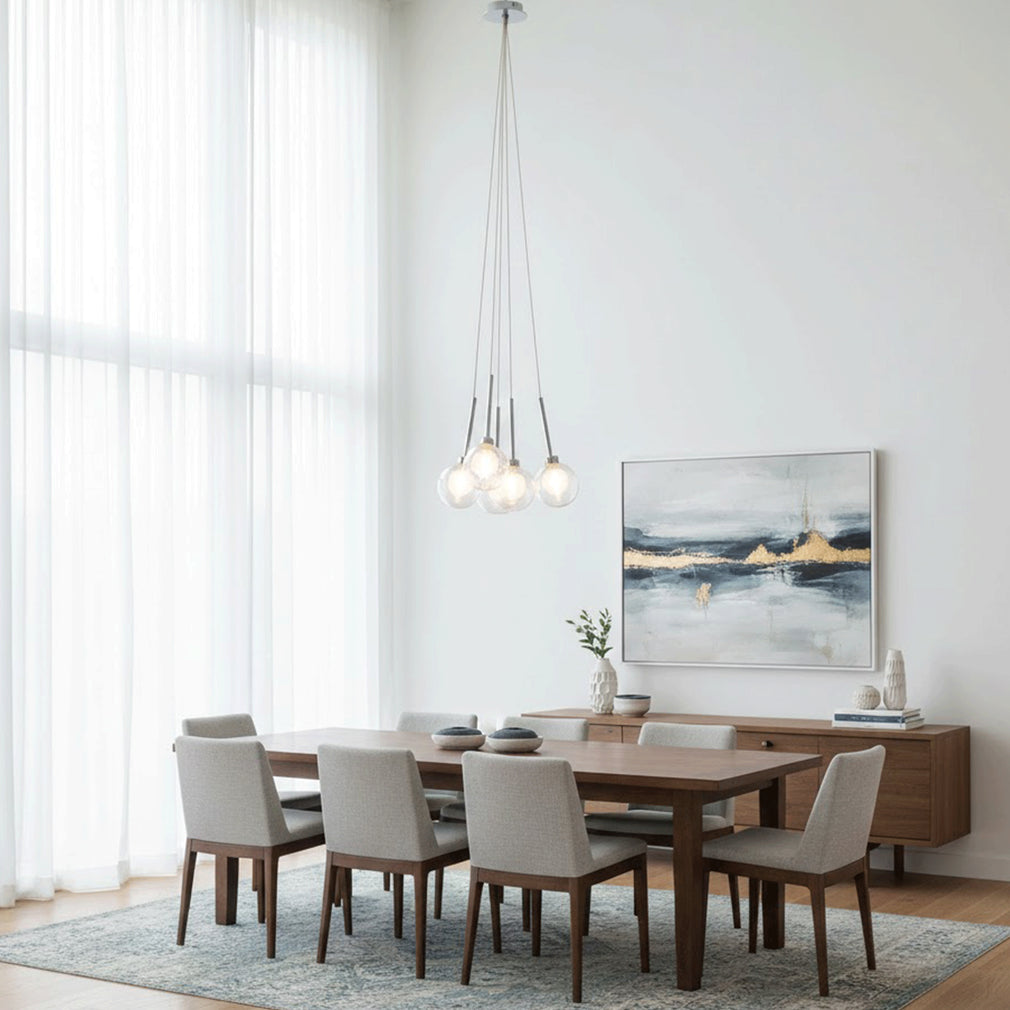 Bounty - Ceiling Light, Chrome Cluster