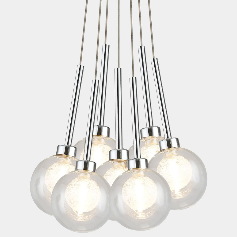 Bounty - Ceiling Light, Chrome Cluster