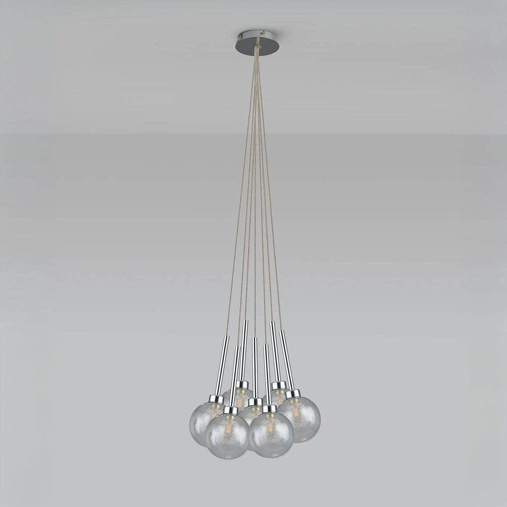 Bounty - Ceiling Light, Chrome Cluster