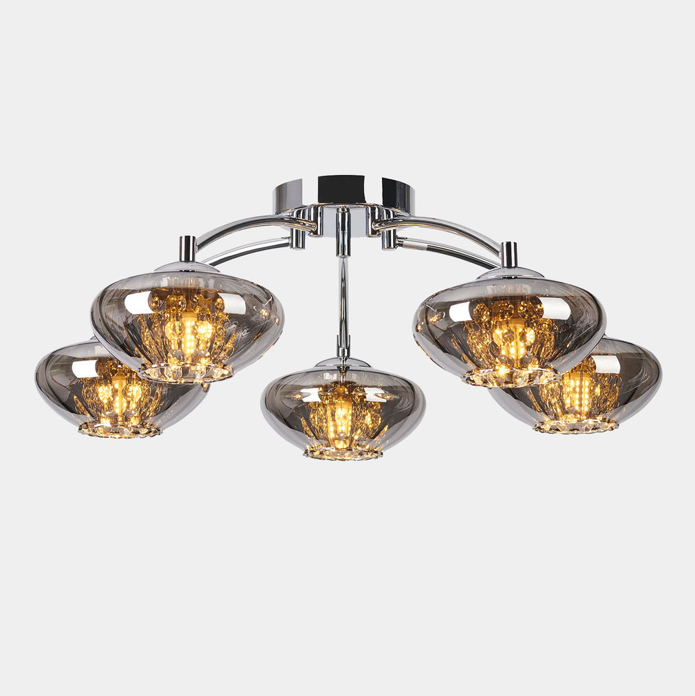 Aydan 5 - Ceiling Light, Chrome