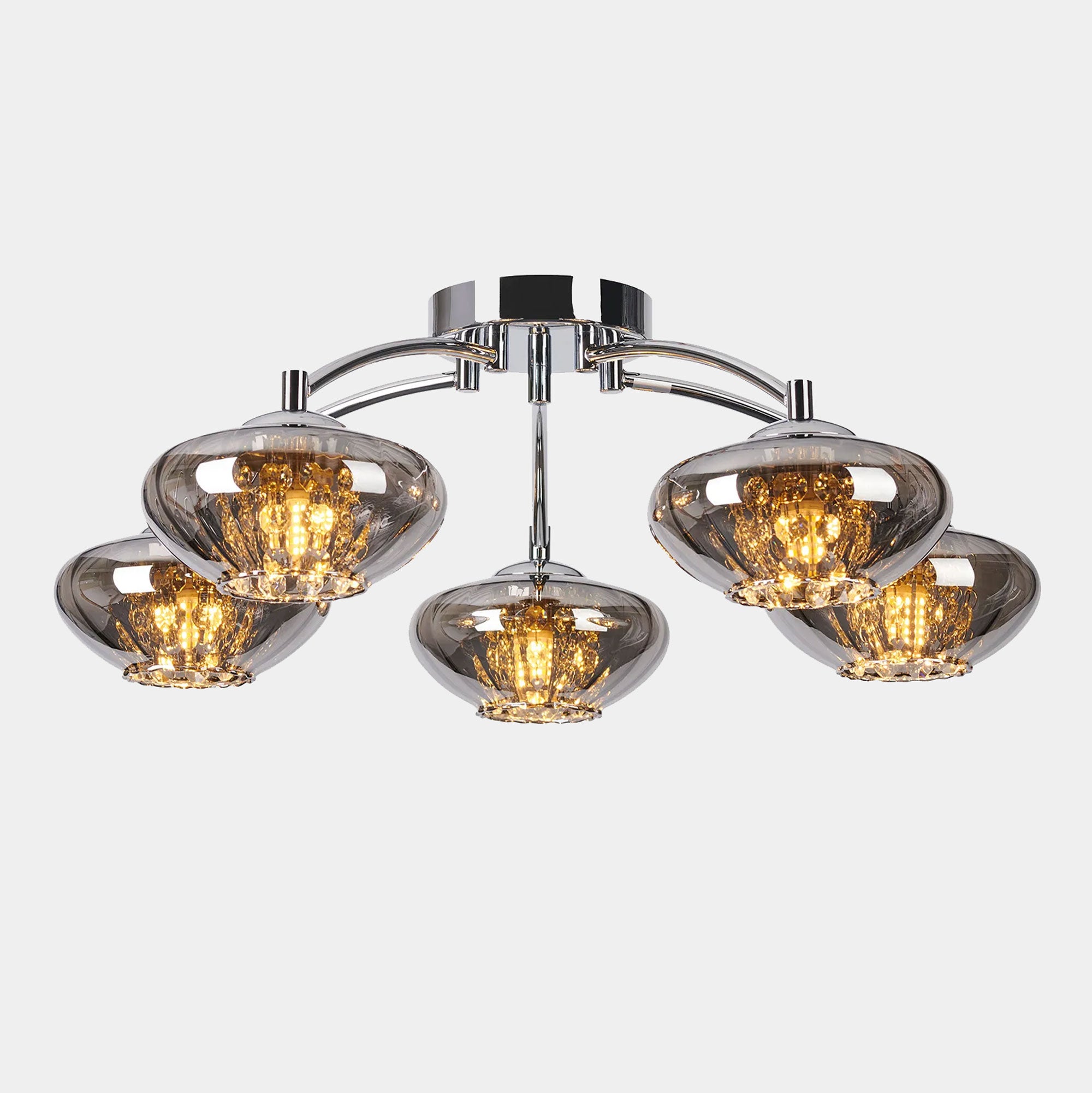Aydan 5 - Ceiling Light, Chrome