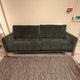 Tribeca 3 Seat Sofa (2 Cushions) In Fabric Grade BSF30  TX 3322 Moss With Weathered Birch Leg