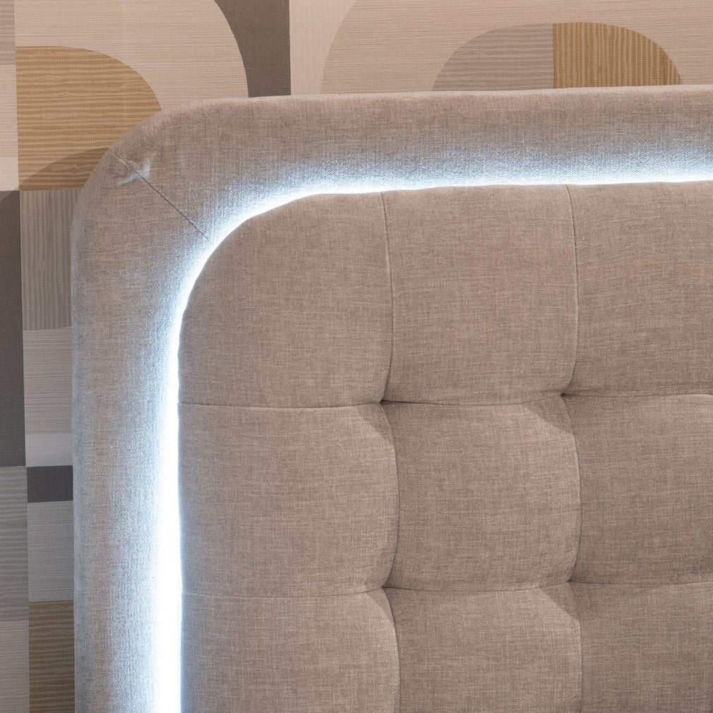 Lumino - King Size Ottoman Bed Frame
