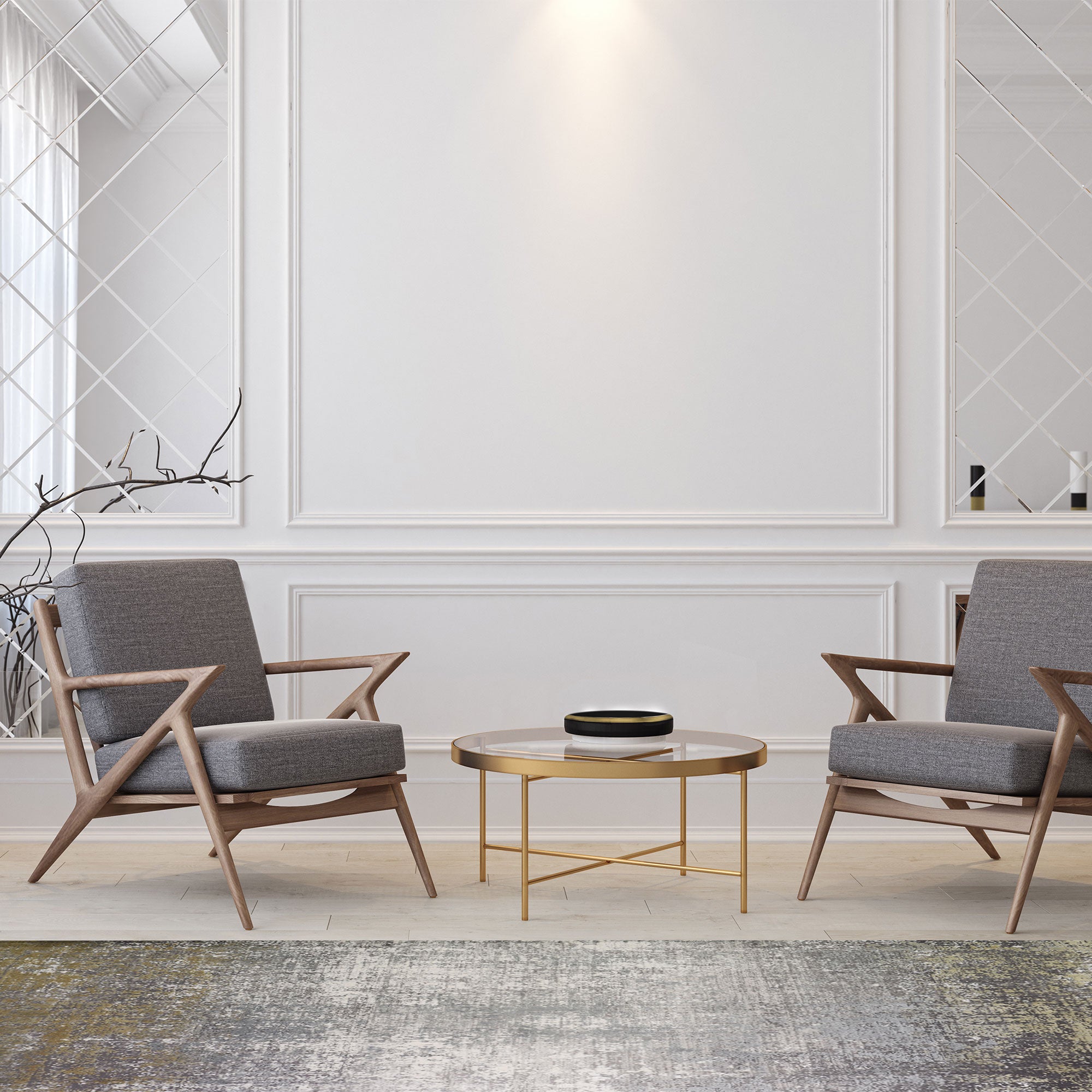 Rug Ombre Gold 200 x 290cm