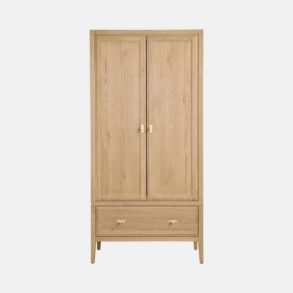 Windermere - 2 Door 1 Drawer Wardrobe