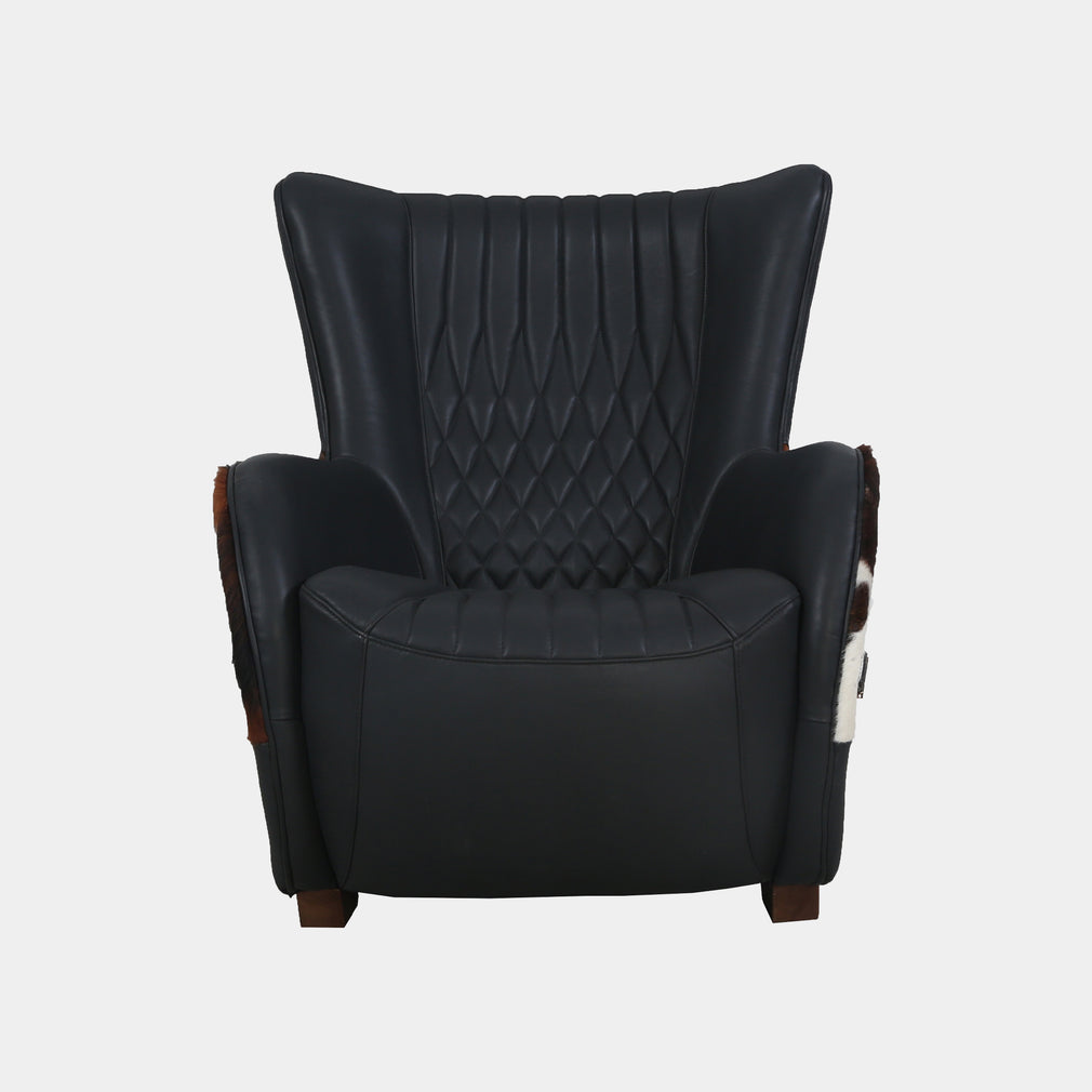 Eastwood - Wing Arm Chair In Leather