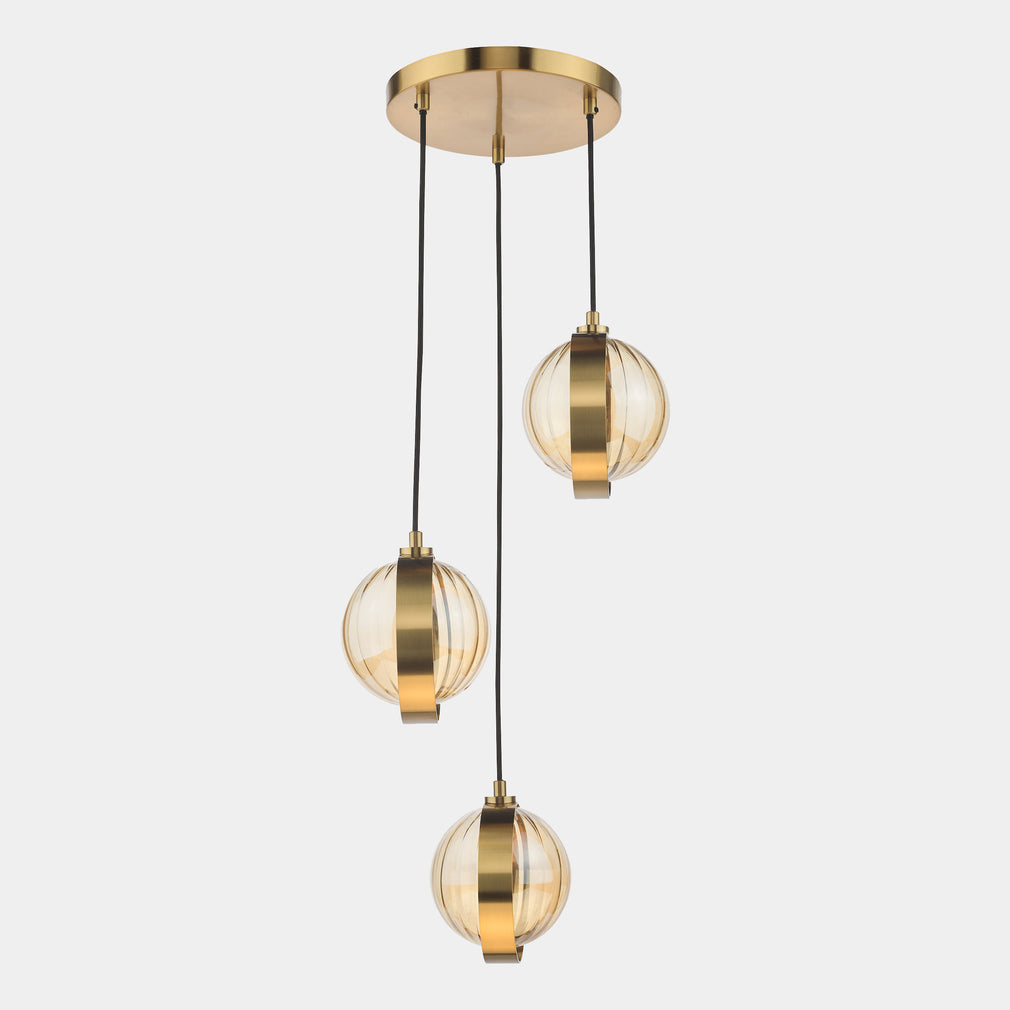 Blaise - 3 Cluster Pendant Light