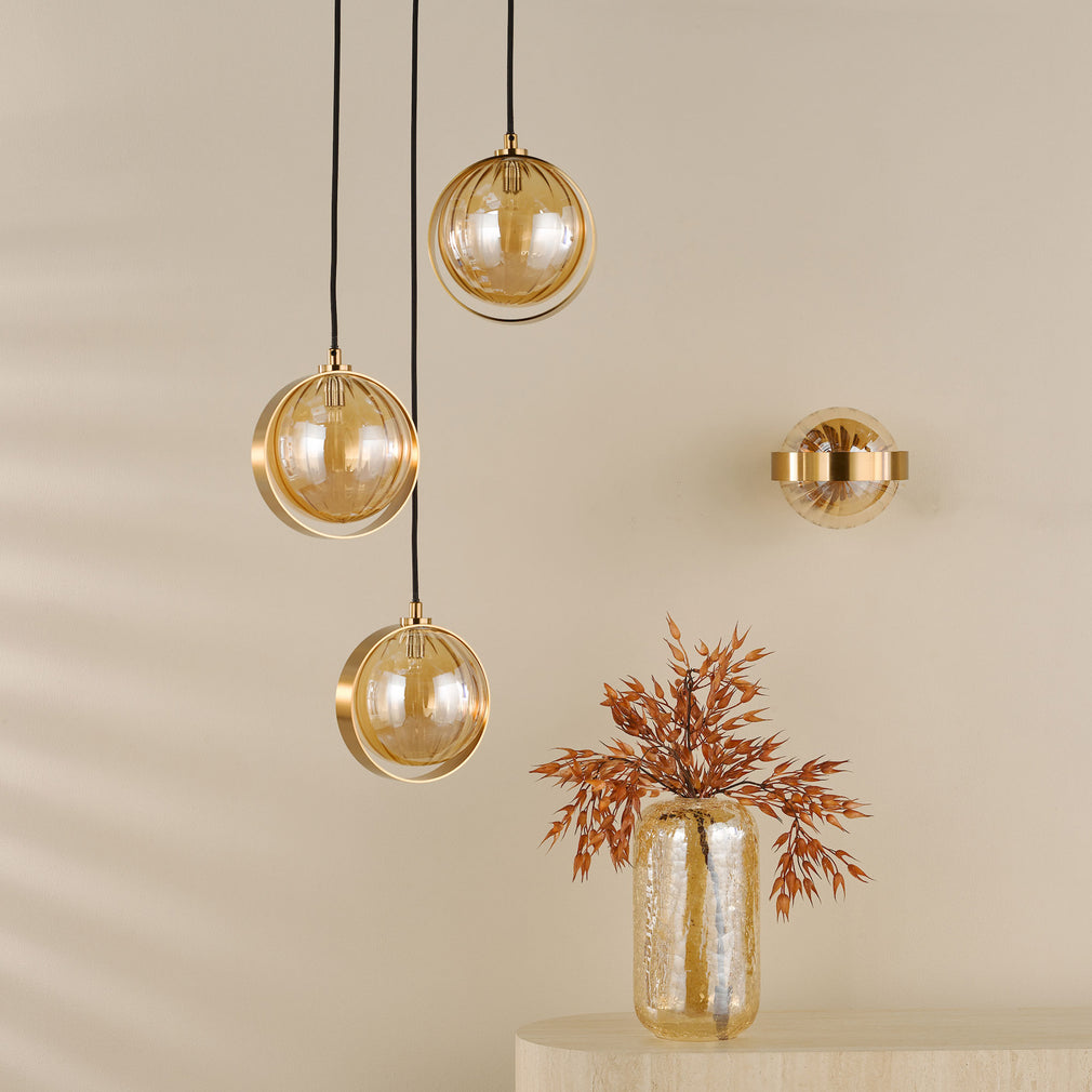 Blaise - 3 Cluster Pendant Light