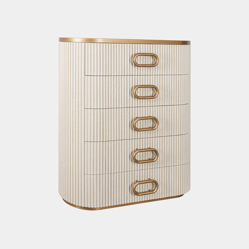 Biarritz Bedroom  - Chest of Drawers, 5 Drawers