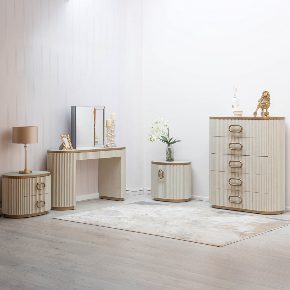 Biarritz Bedroom  - Chest of Drawers, 3 Drawers