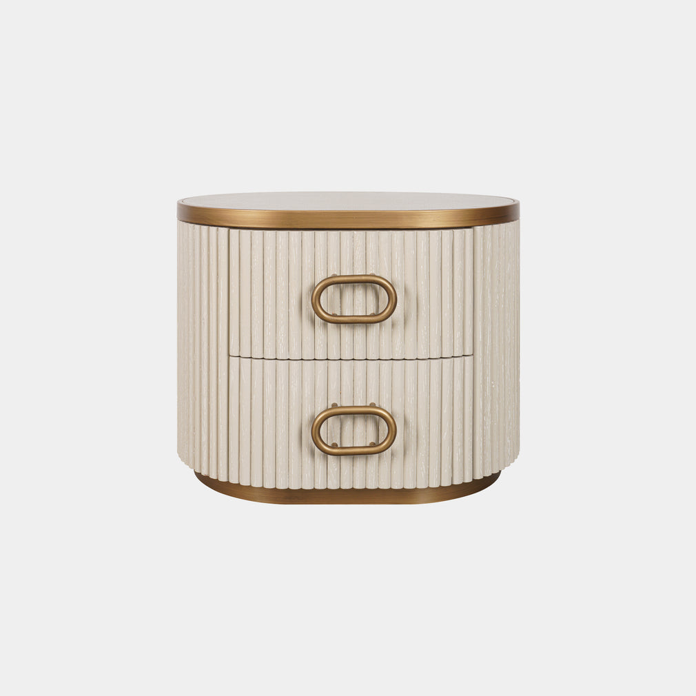 Biarritz Bedroom  - Bedside Table, 2 Drawers