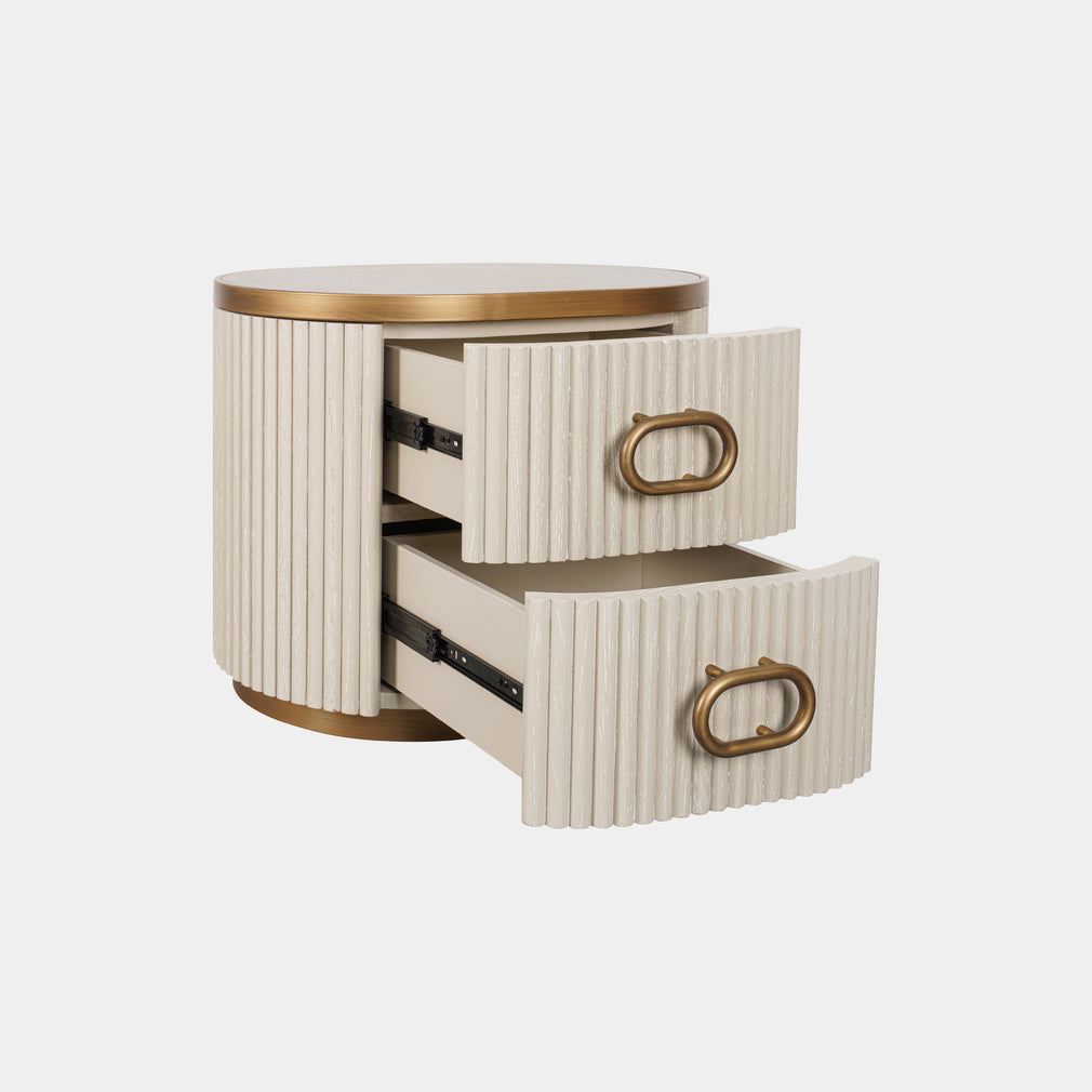 Biarritz Bedroom  - Bedside Table, 2 Drawers