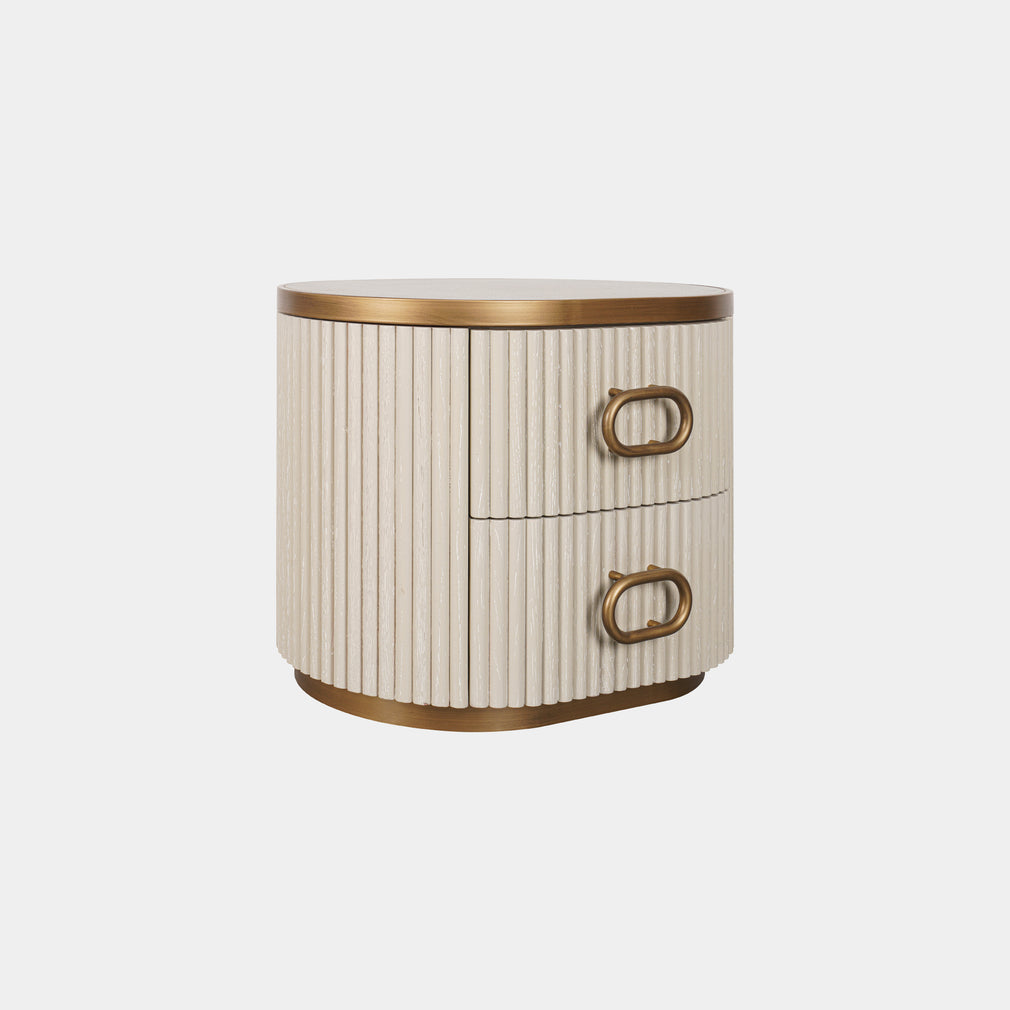 Biarritz Bedroom  - Bedside Table, 2 Drawers