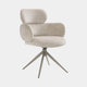 Glacier - Swivel Dining Chair, Mocha Fabric