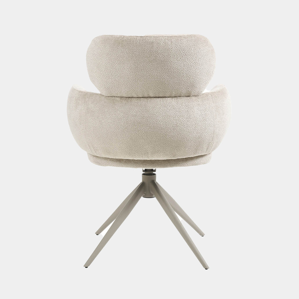 Glacier - Dining Chair In Beige Fabric