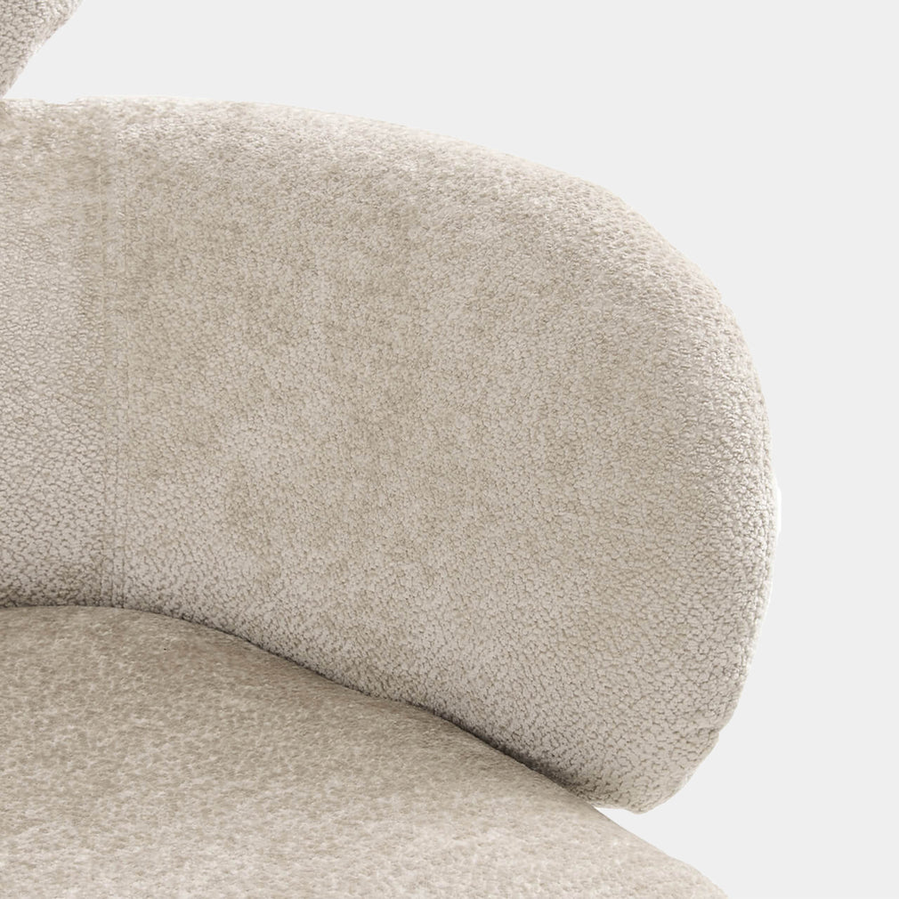 Glacier - Dining Chair In Beige Fabric