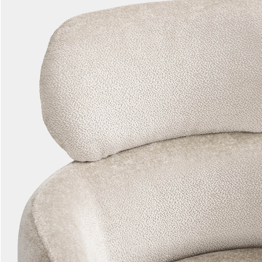 Glacier - Dining Chair In Beige Fabric
