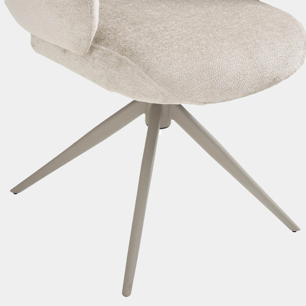 Glacier - Dining Chair In Beige Fabric