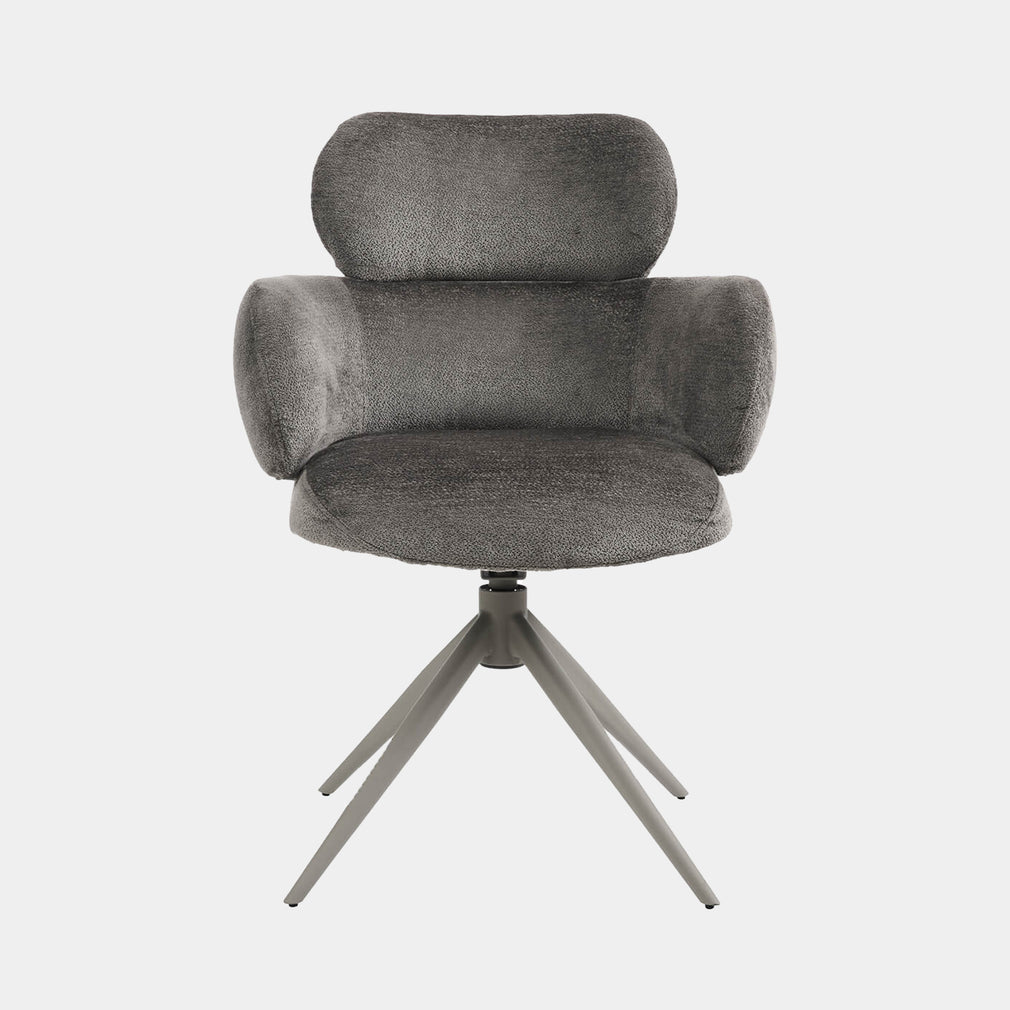 Glacier - Dining Chair In Mocha Fabric