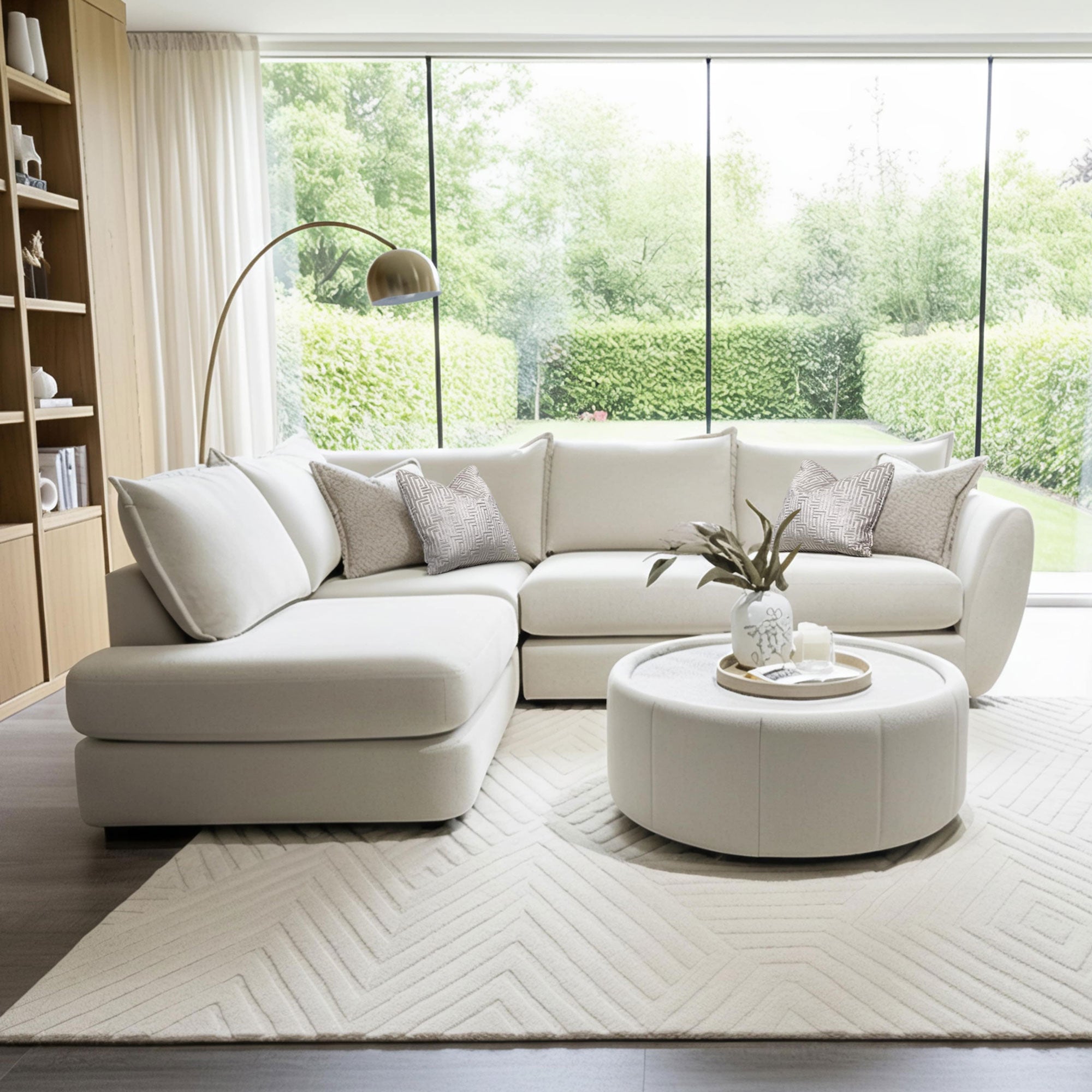 Bellagio - RHF Open End Corner Sofa In Fabric